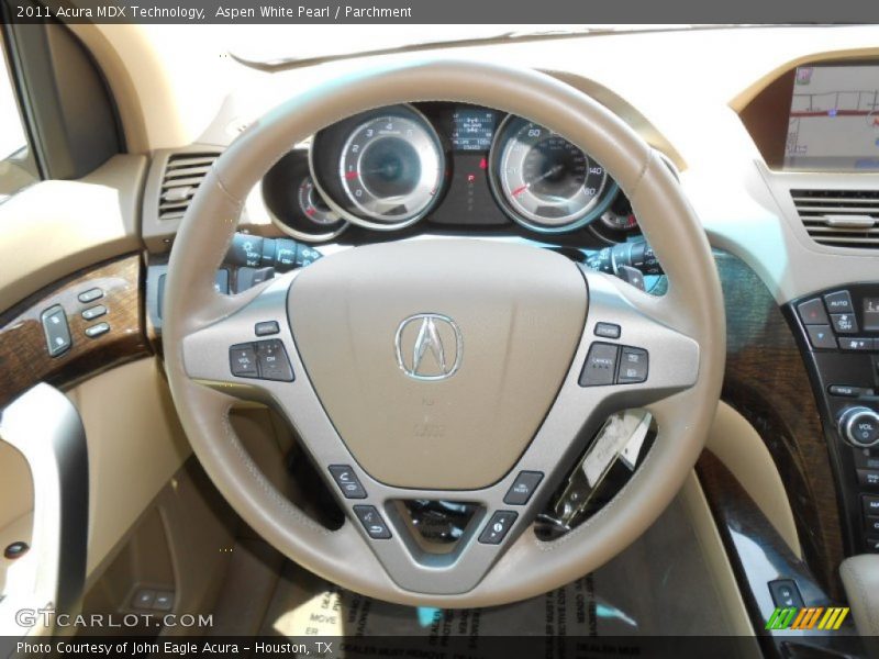 Aspen White Pearl / Parchment 2011 Acura MDX Technology