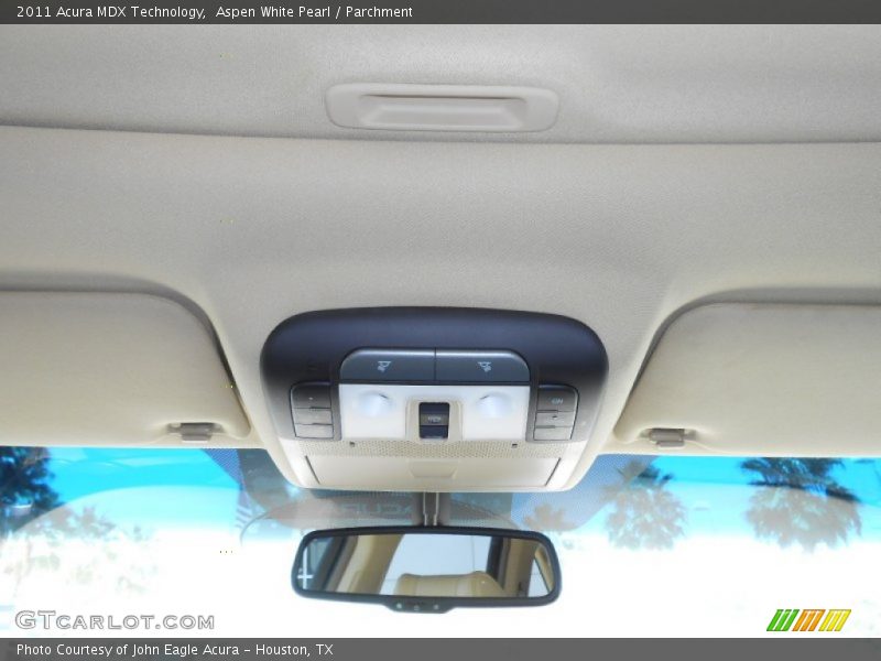 Aspen White Pearl / Parchment 2011 Acura MDX Technology