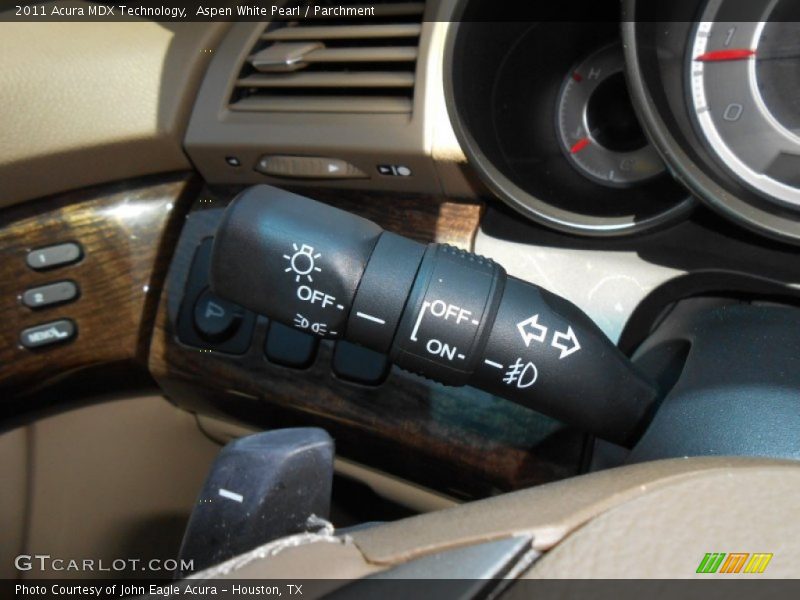 Aspen White Pearl / Parchment 2011 Acura MDX Technology