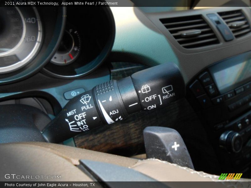 Aspen White Pearl / Parchment 2011 Acura MDX Technology