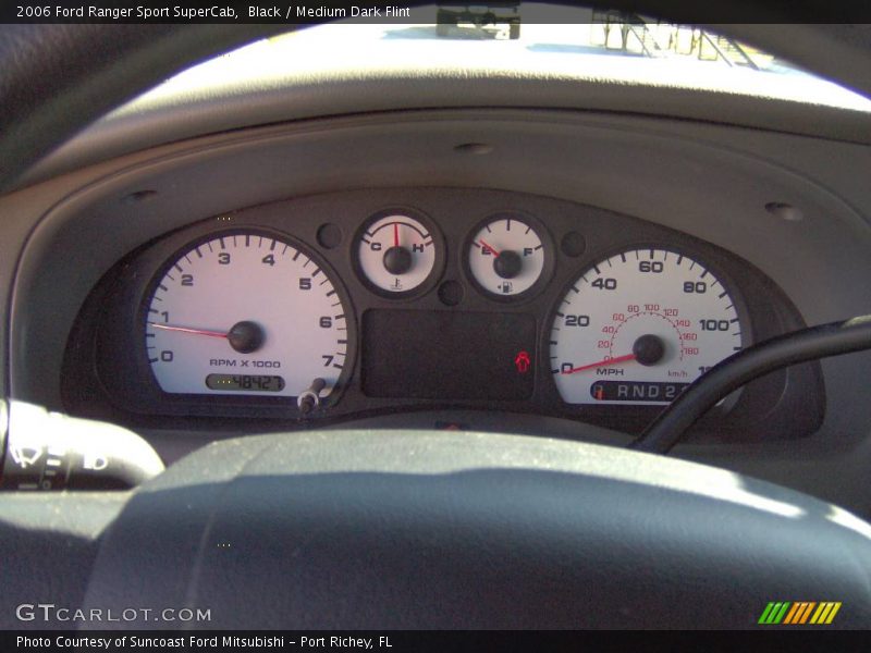 Black / Medium Dark Flint 2006 Ford Ranger Sport SuperCab