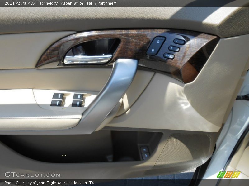 Aspen White Pearl / Parchment 2011 Acura MDX Technology