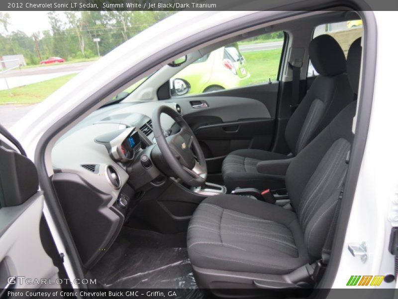 Summit White / Jet Black/Dark Titanium 2012 Chevrolet Sonic LT Sedan