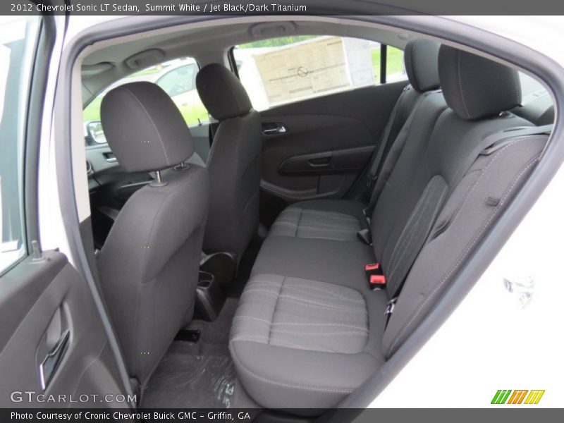 Summit White / Jet Black/Dark Titanium 2012 Chevrolet Sonic LT Sedan