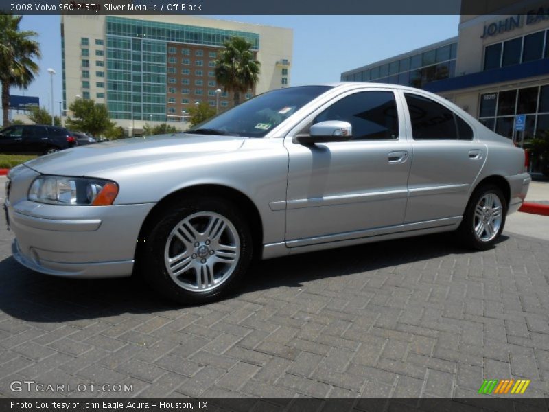 Silver Metallic / Off Black 2008 Volvo S60 2.5T