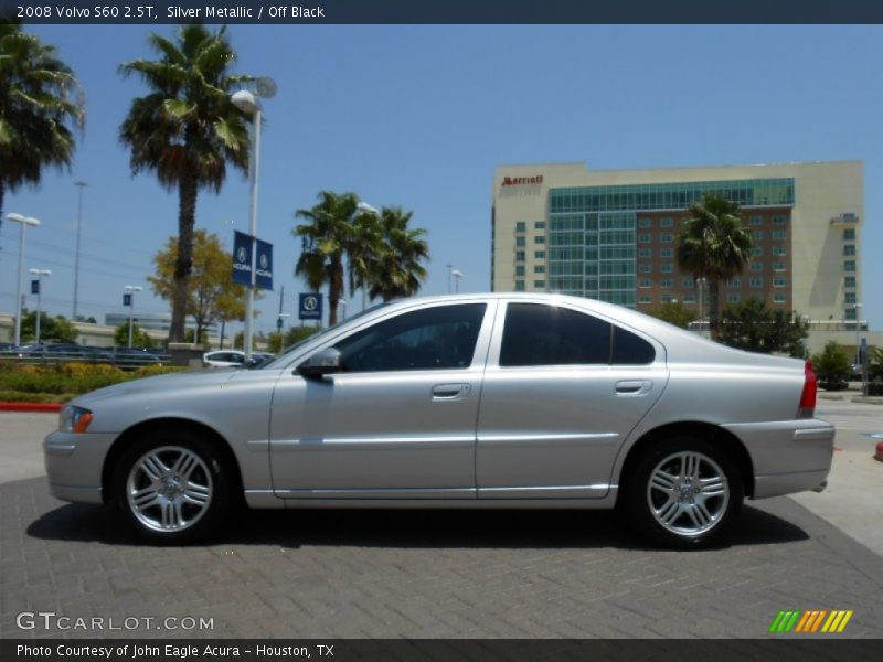 Silver Metallic / Off Black 2008 Volvo S60 2.5T