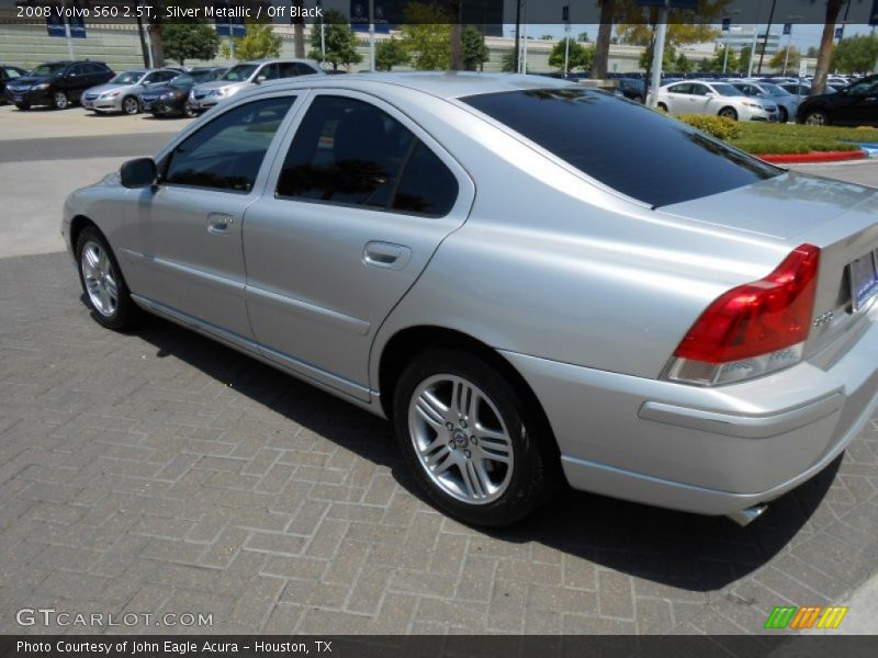 Silver Metallic / Off Black 2008 Volvo S60 2.5T