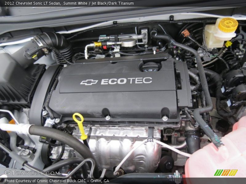 Summit White / Jet Black/Dark Titanium 2012 Chevrolet Sonic LT Sedan