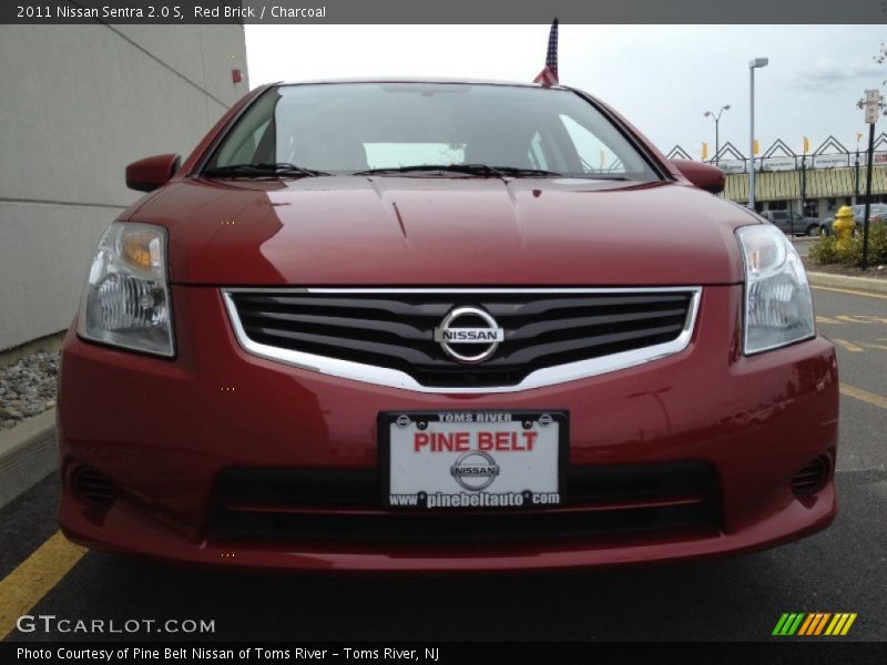 Red Brick / Charcoal 2011 Nissan Sentra 2.0 S