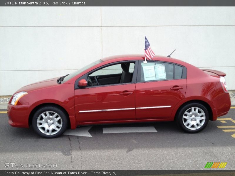 Red Brick / Charcoal 2011 Nissan Sentra 2.0 S