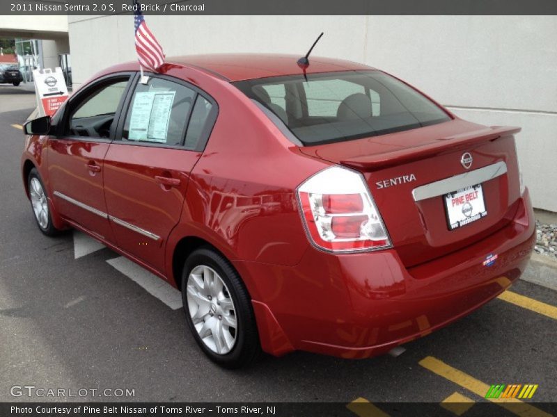Red Brick / Charcoal 2011 Nissan Sentra 2.0 S
