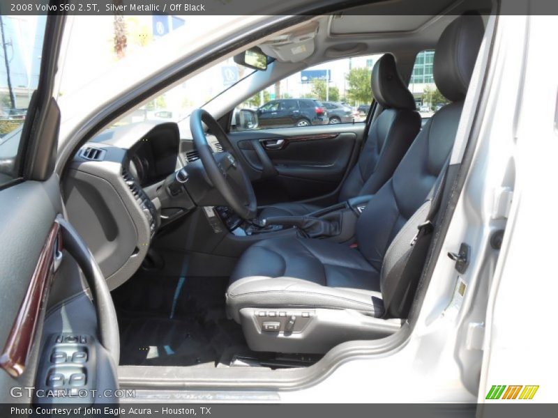 Silver Metallic / Off Black 2008 Volvo S60 2.5T