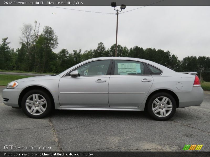 Silver Ice Metallic / Gray 2012 Chevrolet Impala LT