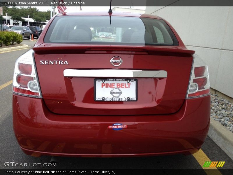 Red Brick / Charcoal 2011 Nissan Sentra 2.0 S