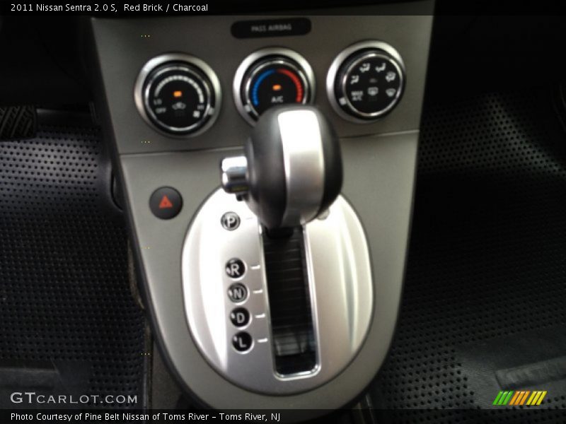 Red Brick / Charcoal 2011 Nissan Sentra 2.0 S