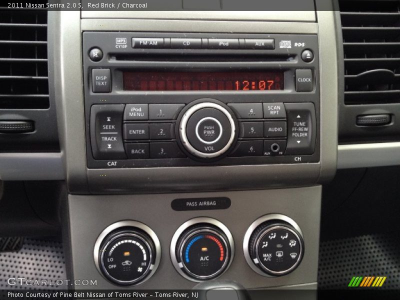 Red Brick / Charcoal 2011 Nissan Sentra 2.0 S