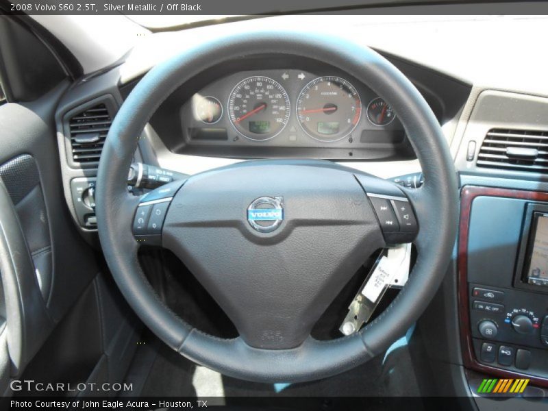Silver Metallic / Off Black 2008 Volvo S60 2.5T