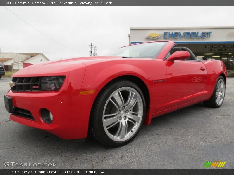 Victory Red / Black 2012 Chevrolet Camaro LT/RS Convertible