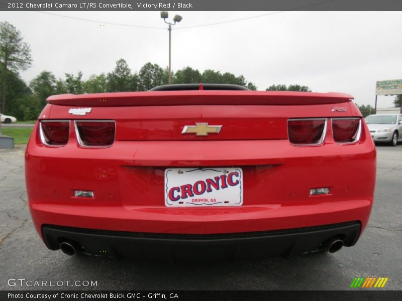 Victory Red / Black 2012 Chevrolet Camaro LT/RS Convertible