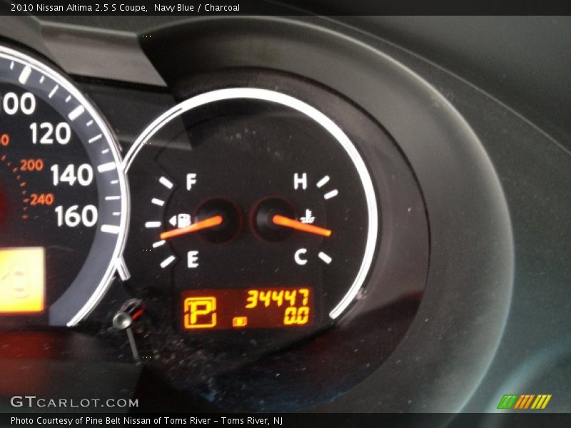 Navy Blue / Charcoal 2010 Nissan Altima 2.5 S Coupe