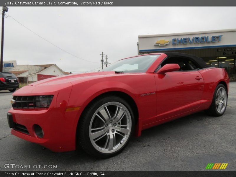 Victory Red / Black 2012 Chevrolet Camaro LT/RS Convertible