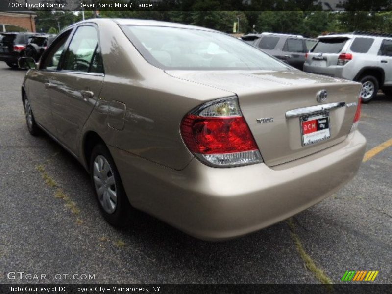 Desert Sand Mica / Taupe 2005 Toyota Camry LE