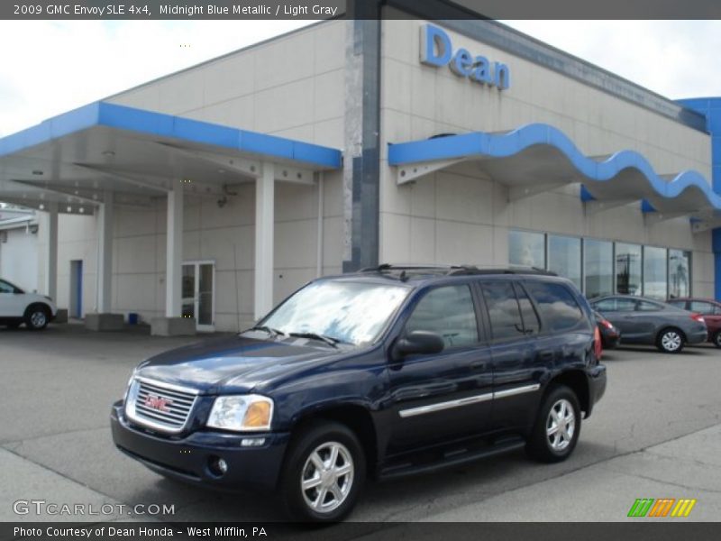 Midnight Blue Metallic / Light Gray 2009 GMC Envoy SLE 4x4