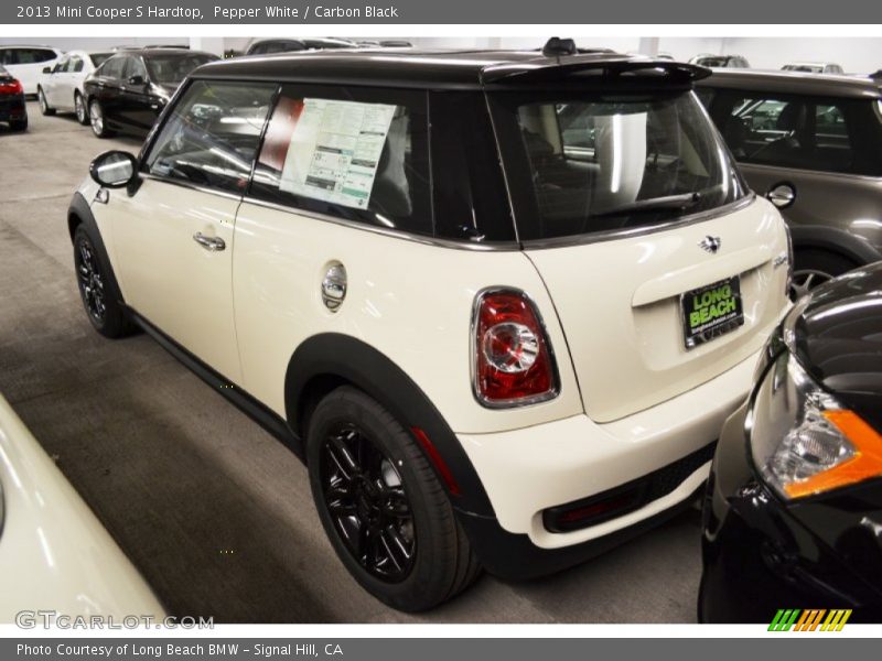 Pepper White / Carbon Black 2013 Mini Cooper S Hardtop
