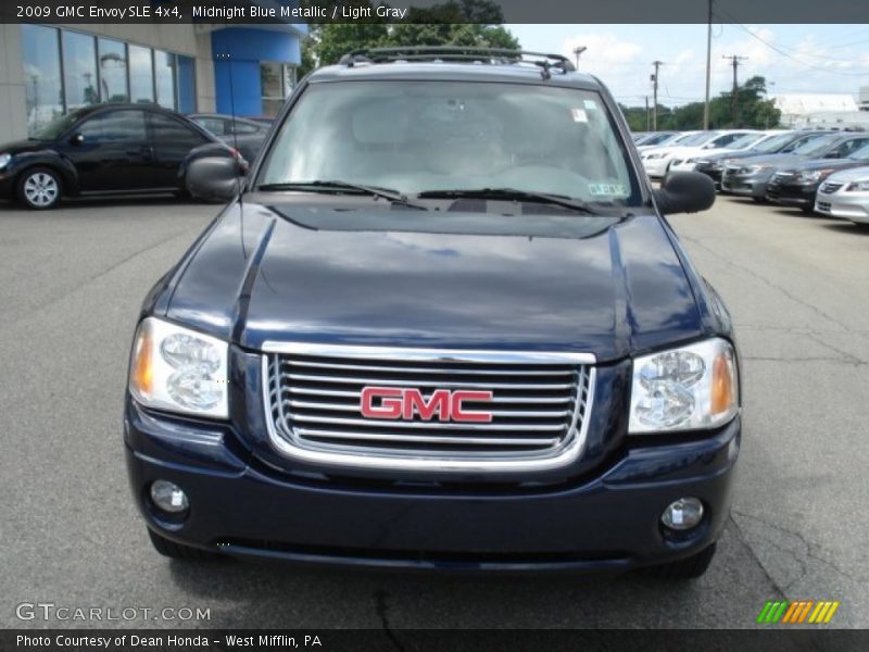 Midnight Blue Metallic / Light Gray 2009 GMC Envoy SLE 4x4