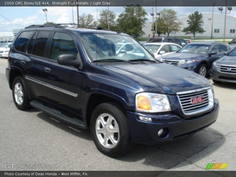 Midnight Blue Metallic / Light Gray 2009 GMC Envoy SLE 4x4
