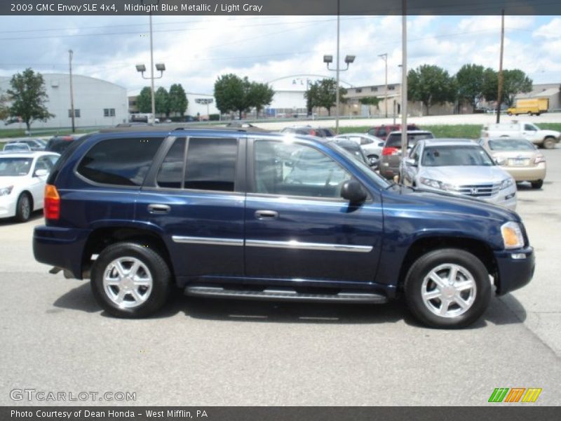 Midnight Blue Metallic / Light Gray 2009 GMC Envoy SLE 4x4