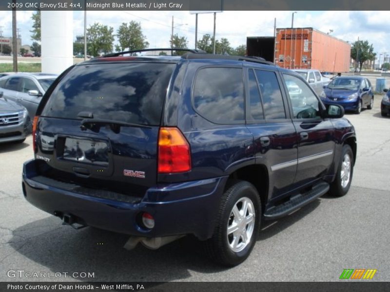 Midnight Blue Metallic / Light Gray 2009 GMC Envoy SLE 4x4
