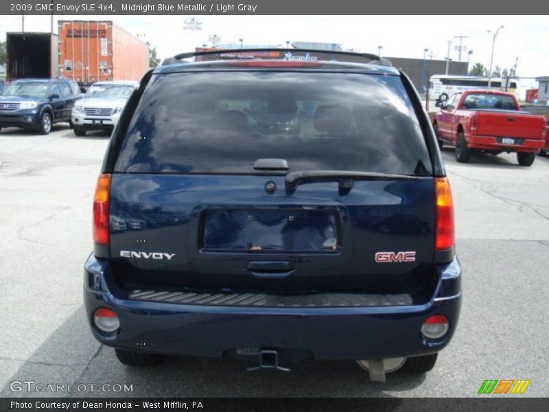 Midnight Blue Metallic / Light Gray 2009 GMC Envoy SLE 4x4