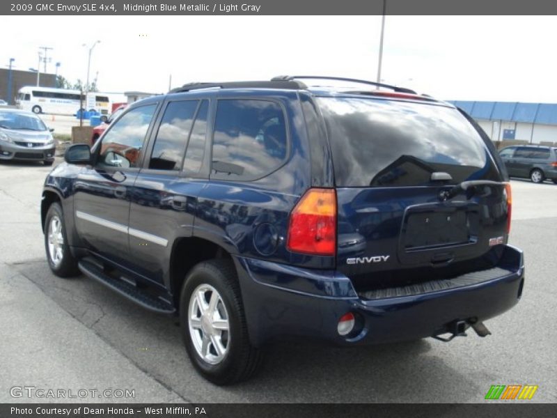 Midnight Blue Metallic / Light Gray 2009 GMC Envoy SLE 4x4