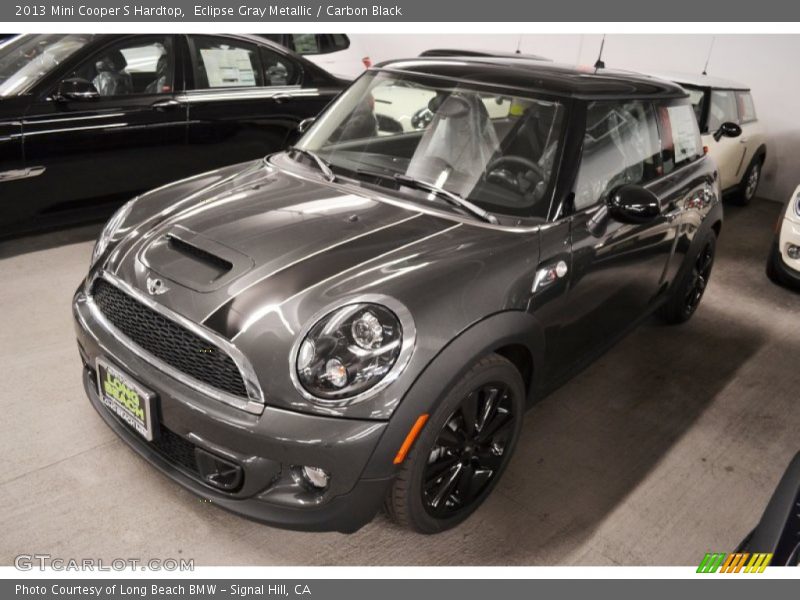 Eclipse Gray Metallic / Carbon Black 2013 Mini Cooper S Hardtop