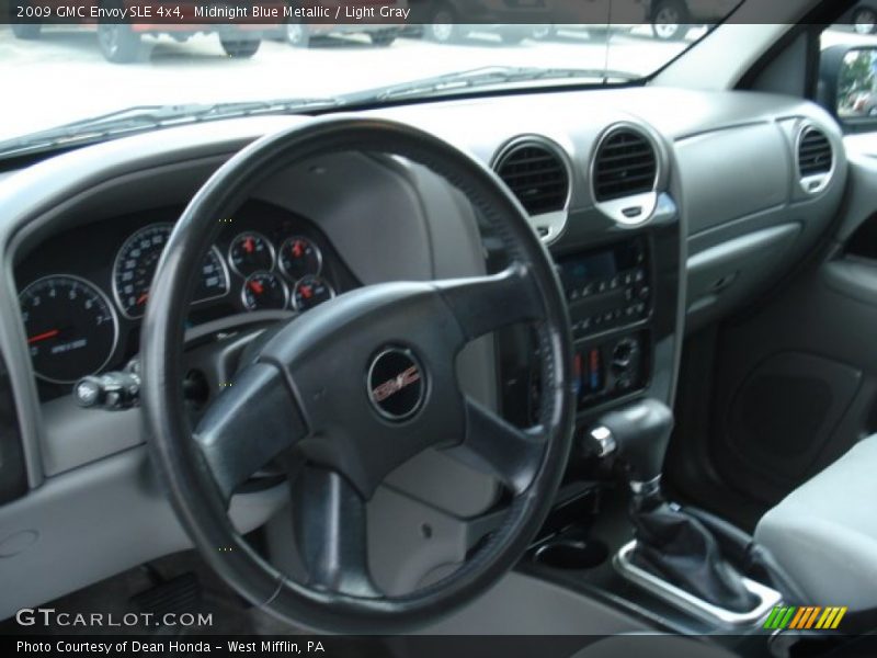 Midnight Blue Metallic / Light Gray 2009 GMC Envoy SLE 4x4