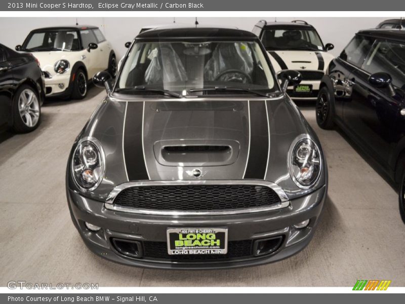 Eclipse Gray Metallic / Carbon Black 2013 Mini Cooper S Hardtop