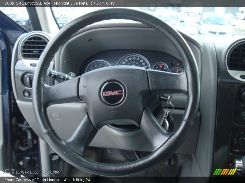 Midnight Blue Metallic / Light Gray 2009 GMC Envoy SLE 4x4