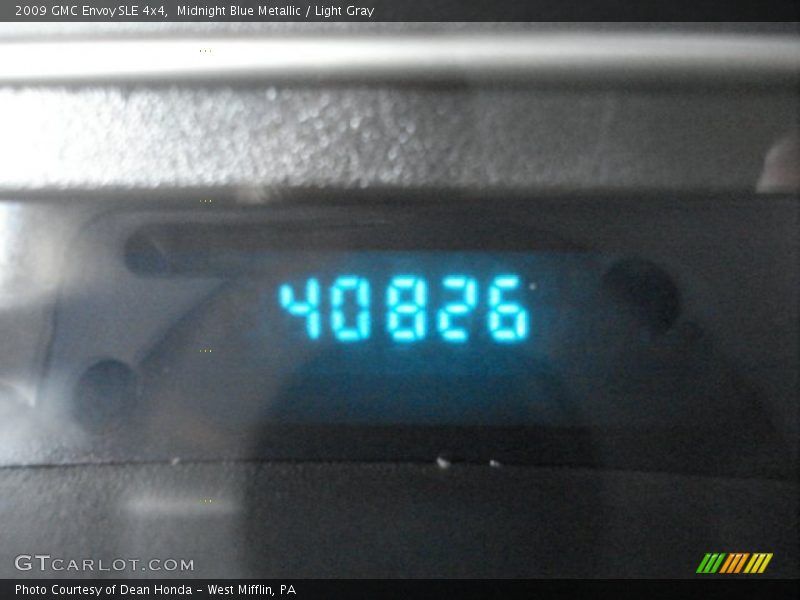 Midnight Blue Metallic / Light Gray 2009 GMC Envoy SLE 4x4
