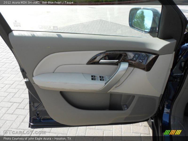 Bali Blue Pearl / Taupe 2012 Acura MDX SH-AWD