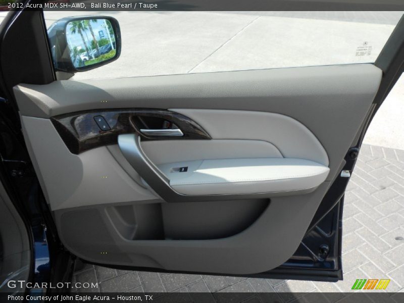 Bali Blue Pearl / Taupe 2012 Acura MDX SH-AWD
