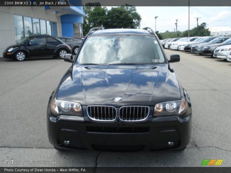 Jet Black / Black 2006 BMW X3 3.0i