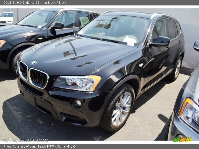 Jet Black / Black 2013 BMW X3 xDrive 28i