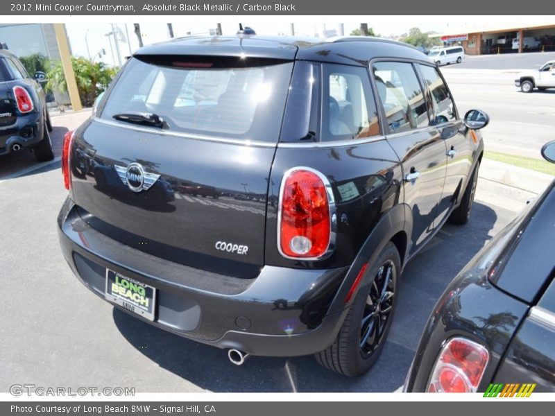 Absolute Black Metallic / Carbon Black 2012 Mini Cooper Countryman
