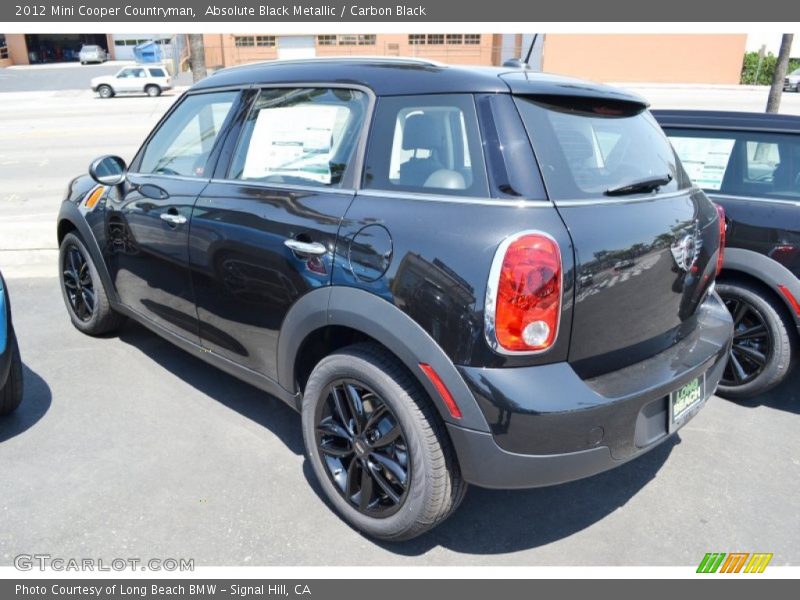 Absolute Black Metallic / Carbon Black 2012 Mini Cooper Countryman