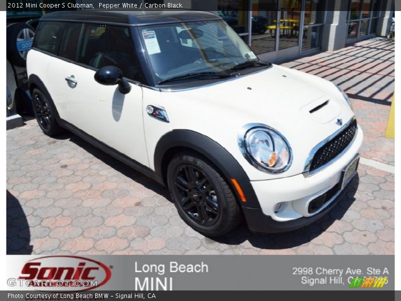 Pepper White / Carbon Black 2012 Mini Cooper S Clubman