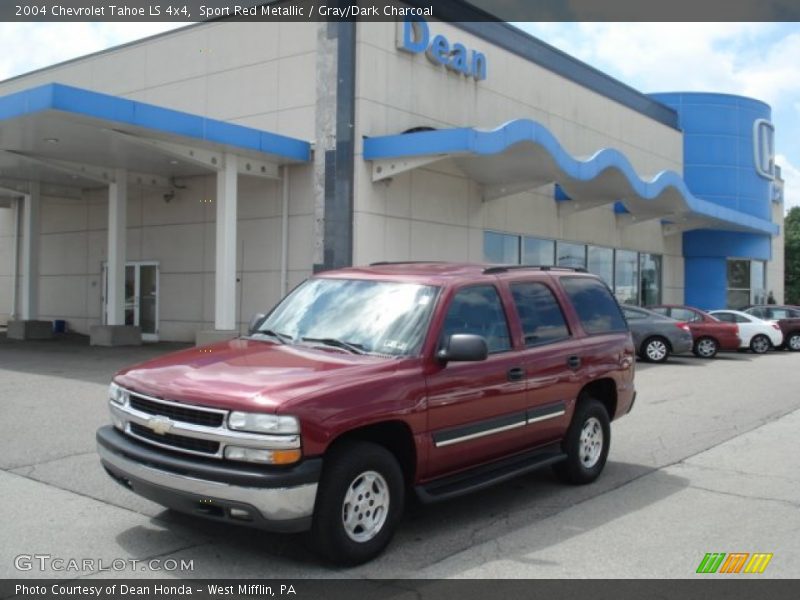 Sport Red Metallic / Gray/Dark Charcoal 2004 Chevrolet Tahoe LS 4x4