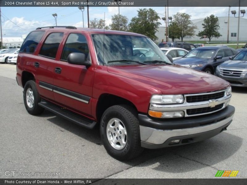 Sport Red Metallic / Gray/Dark Charcoal 2004 Chevrolet Tahoe LS 4x4