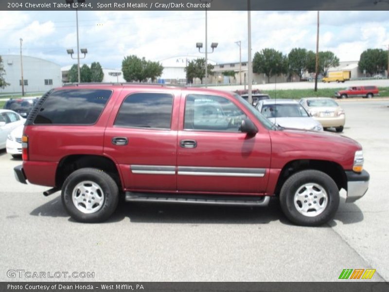 Sport Red Metallic / Gray/Dark Charcoal 2004 Chevrolet Tahoe LS 4x4