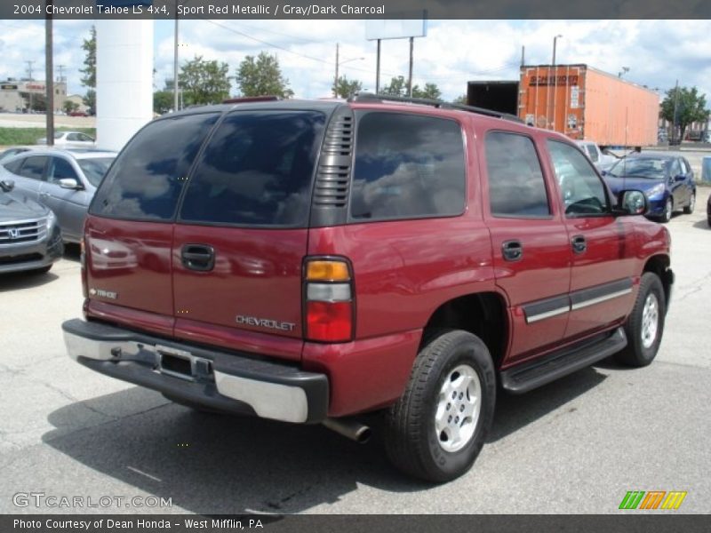 Sport Red Metallic / Gray/Dark Charcoal 2004 Chevrolet Tahoe LS 4x4
